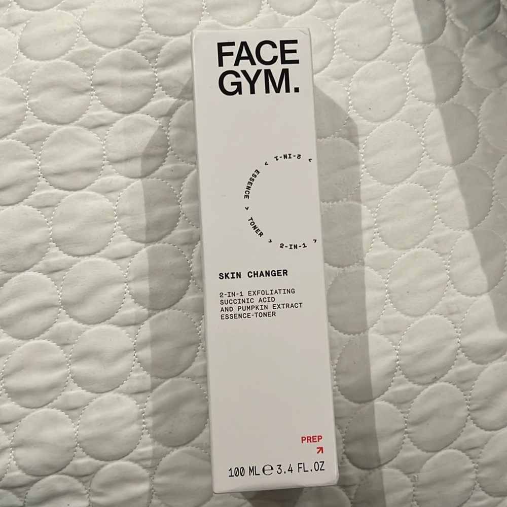 Face gym skin changer 2 in 1 exfoliating succinic acid and pumpkin essence